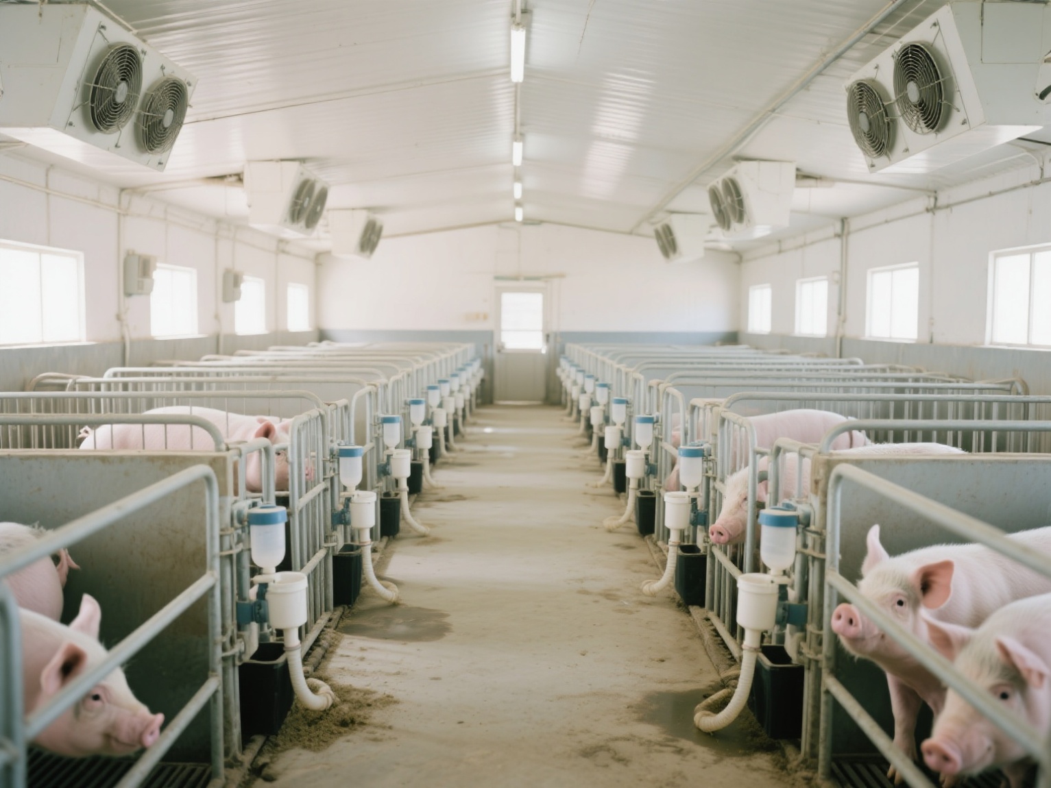 标准化猪舍内部